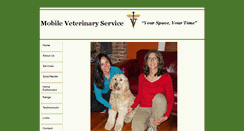 Desktop Screenshot of mobile-veterinary-service.net